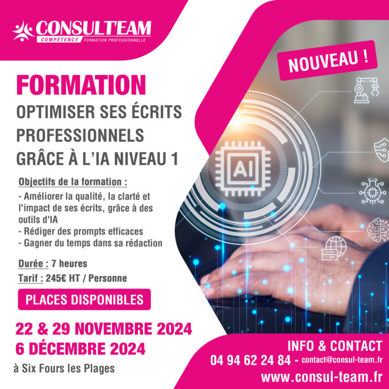 Formation intelligence artificielle